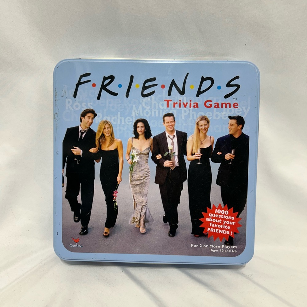 Friends Trivia Game - Blue Tin by